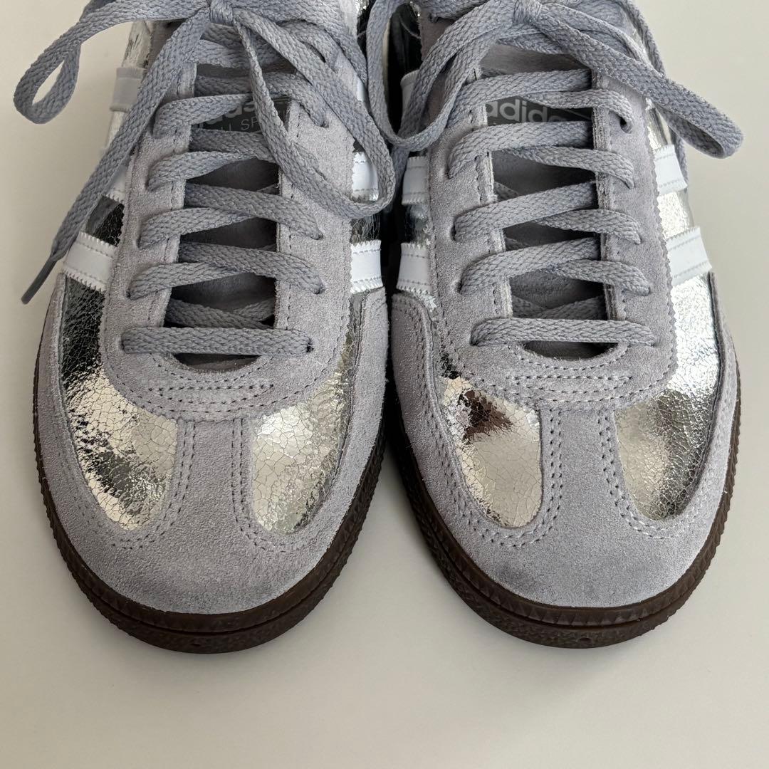 adidas ハンドボール スペツィアル JR6511 シルバー 23.5