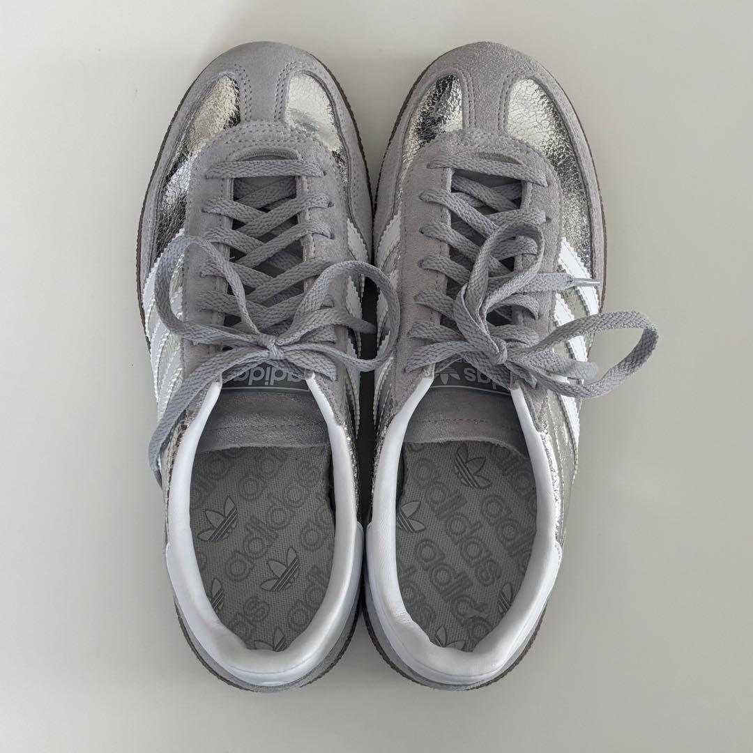 adidas ハンドボール スペツィアル JR6511 シルバー 23.5