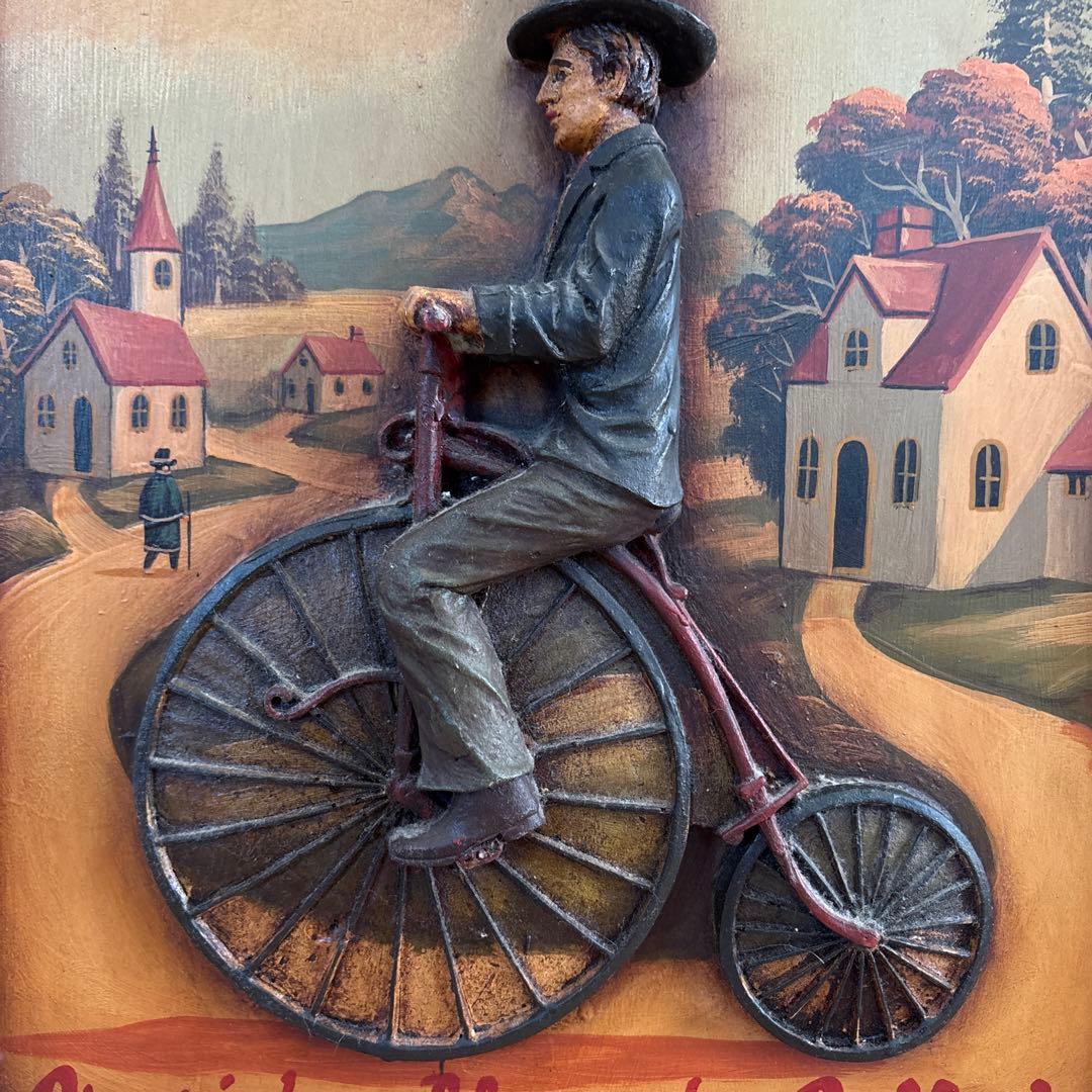 アンティーク雑貨 ハンドペイント ウォールサイン 木製 ウッドパネル 木製サイン