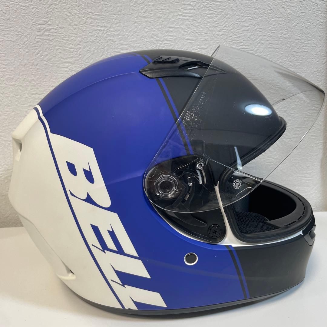 【未使用】BELL フルフェイスヘルメット 青・白・黒 XL