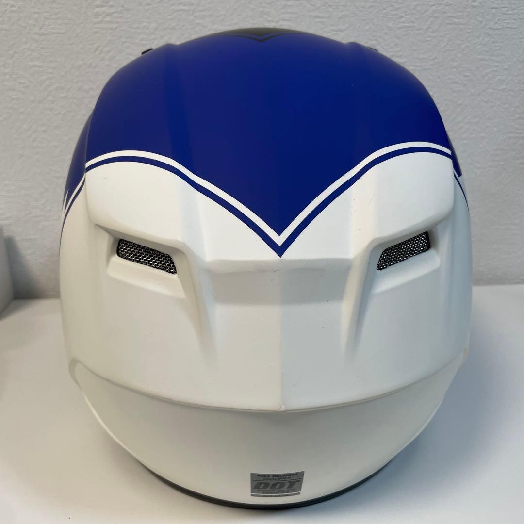 【未使用】BELL フルフェイスヘルメット 青・白・黒 XL