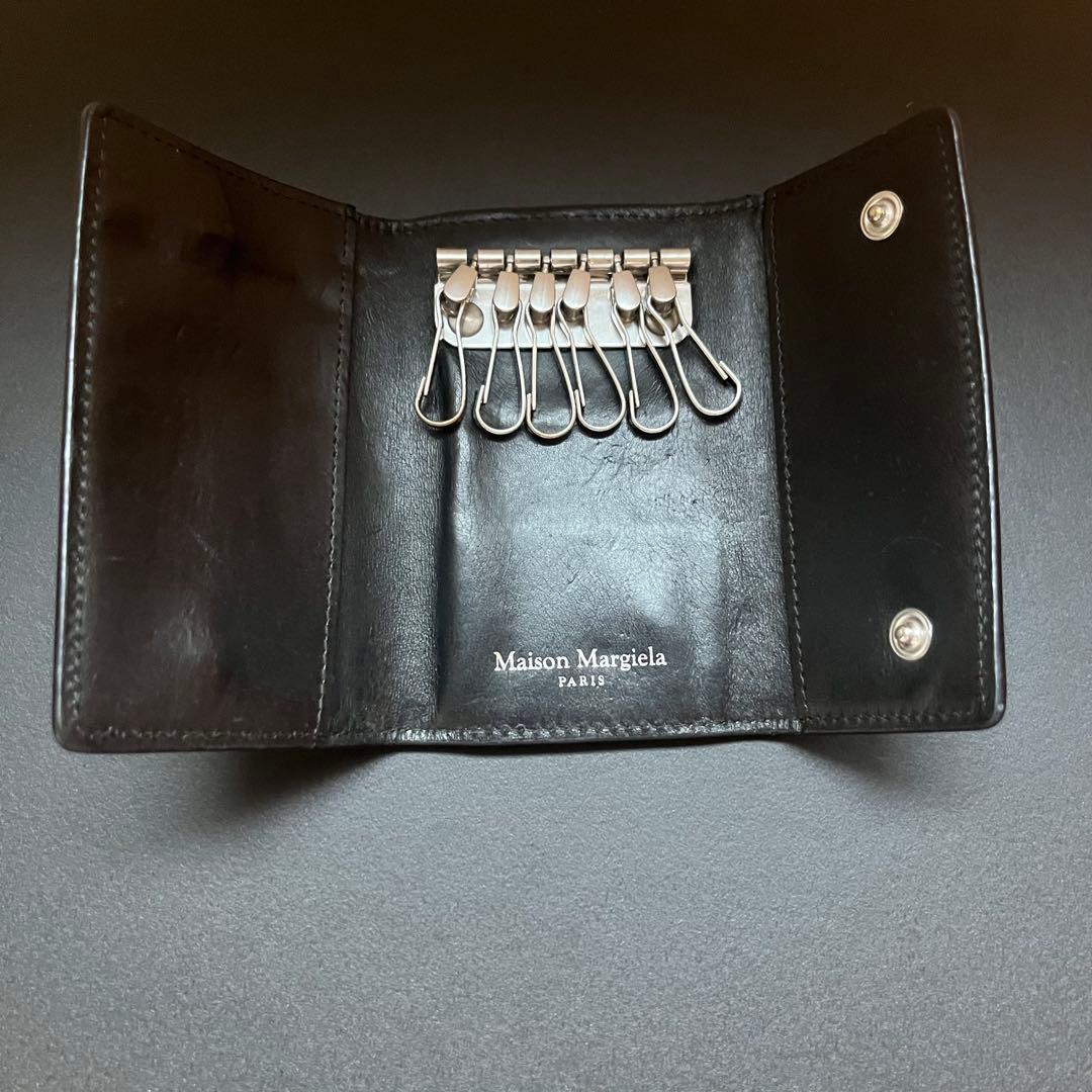 Maison Margiela メゾンマルジェラ キーケース ブラック レザー