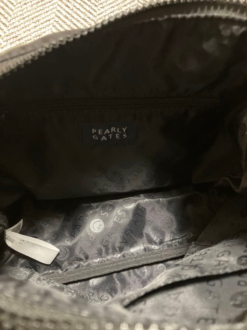 【極美品】PEARLYGATES ブラック・ベージュカートバッグ