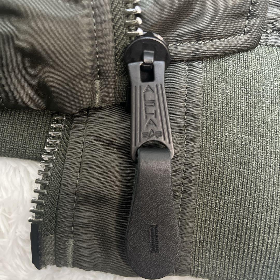 極美品✨ALPHA アルファ MA-1 フライトジャケット L-2B カーキ