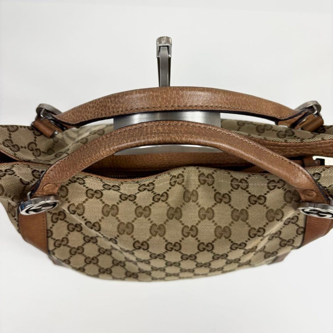 廃盤　GUCCI グッチ ミスGG キャンバス A4 2way バッグ