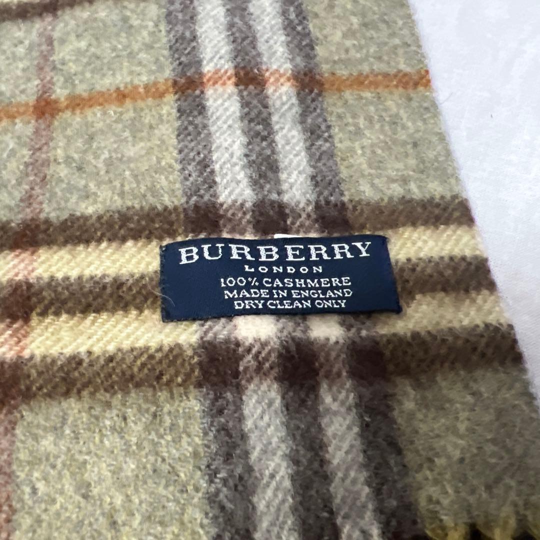 お値下げ中❗️⭐️【美品】BURBERRY バーバリー⭐️カシミア100%マフラー