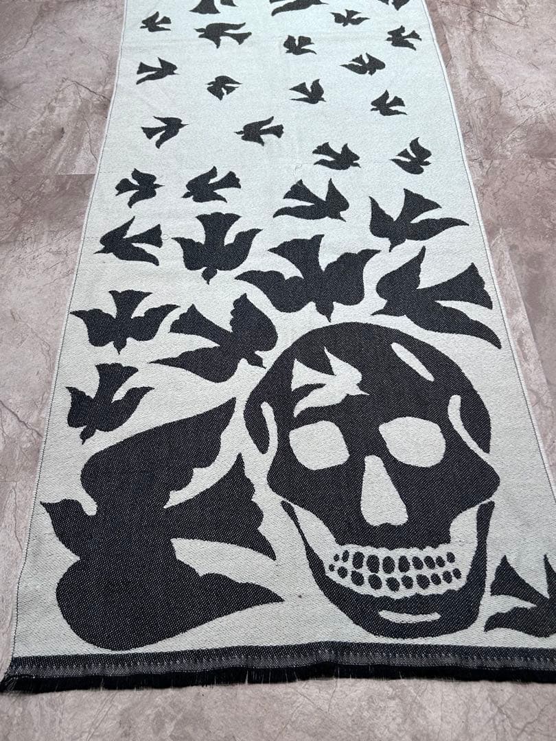 ALEXANDER MCQUEEN スカル ストール マフラー