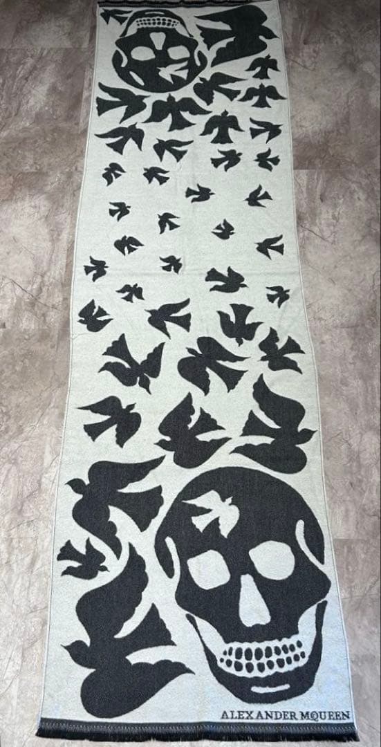 ALEXANDER MCQUEEN スカル ストール マフラー