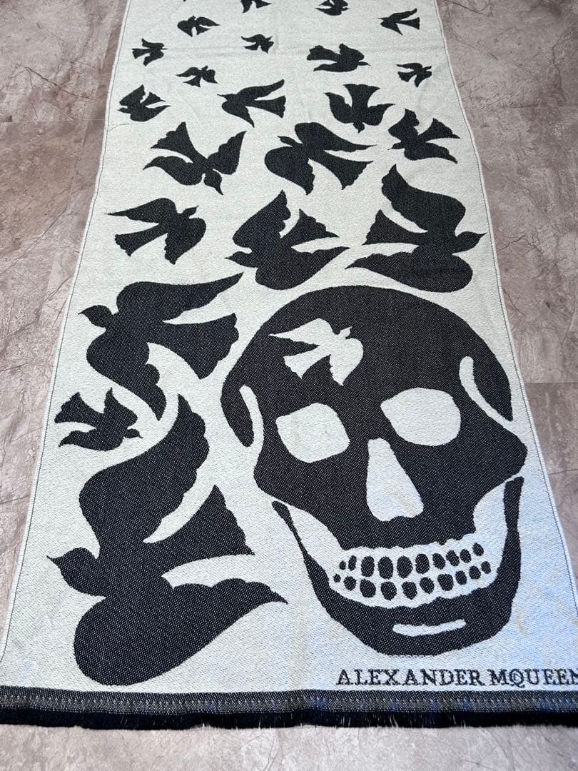 ALEXANDER MCQUEEN スカル ストール マフラー