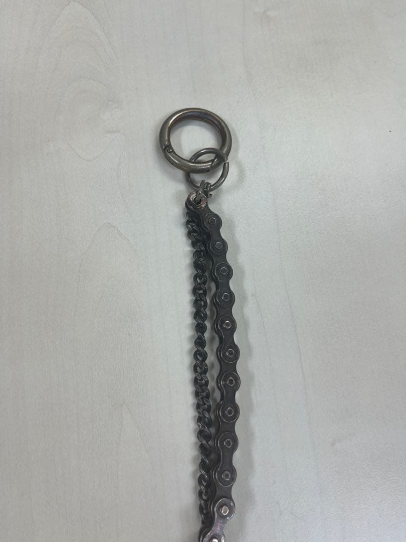 レア！特別価格/ジョンガリアーノ/シルバー ウォレットチェーン サイクルチェーン