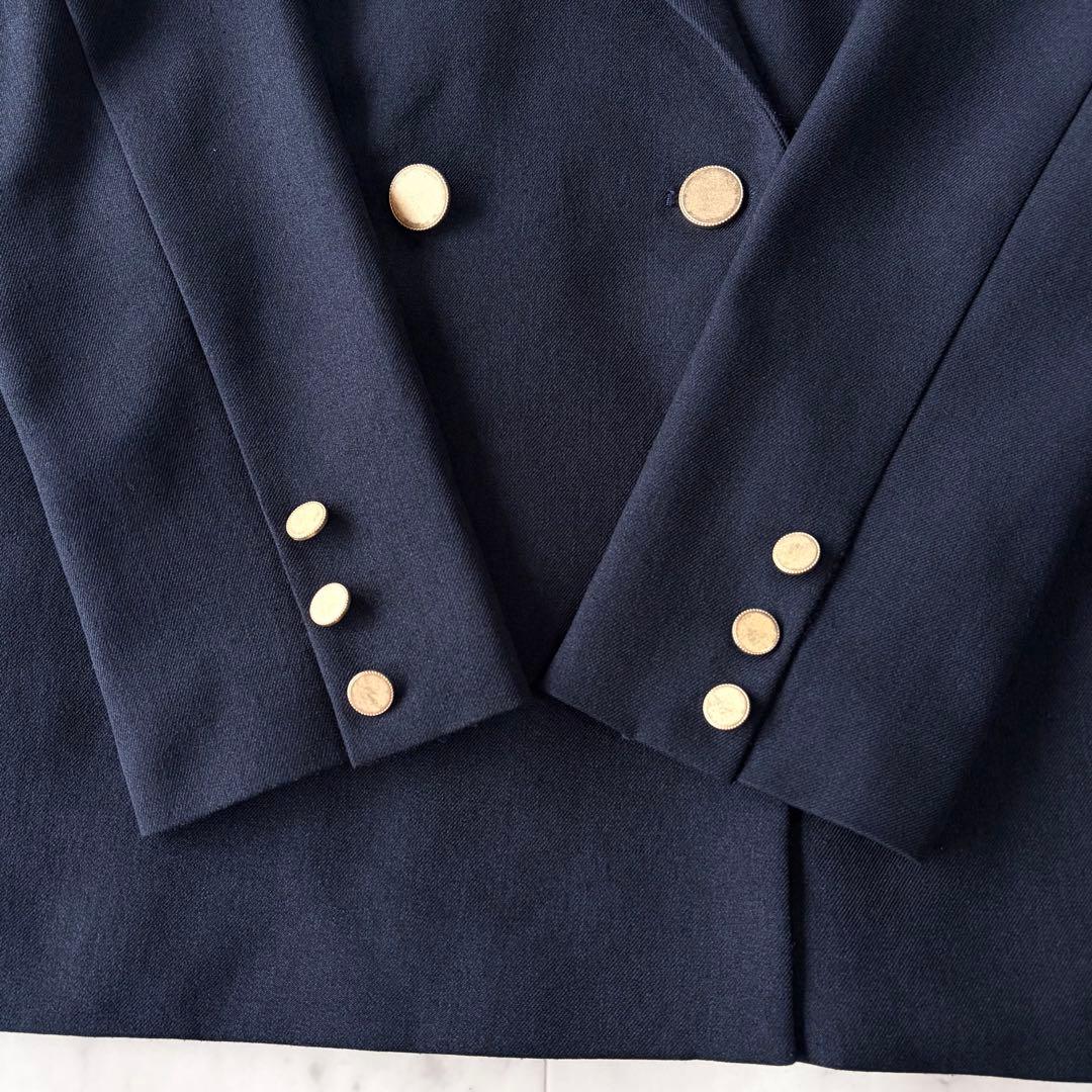 美品 ガリャルダガランテ テーラードジャケット 紺ブレ 金ボタン ネイビー