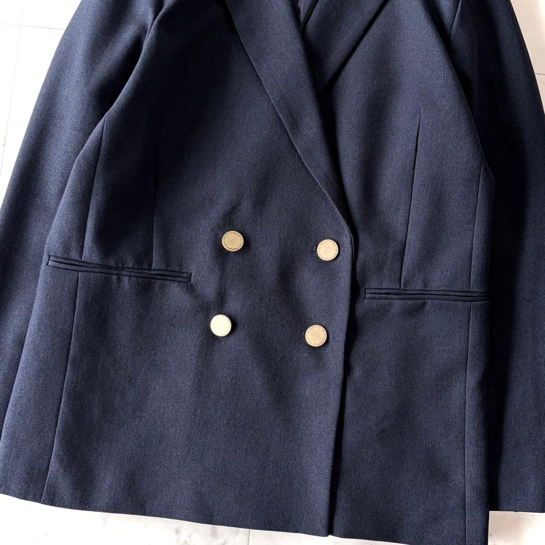 美品 ガリャルダガランテ テーラードジャケット 紺ブレ 金ボタン ネイビー