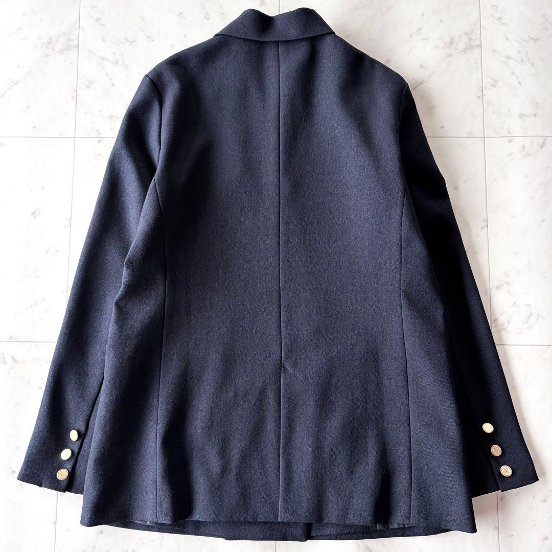 美品 ガリャルダガランテ テーラードジャケット 紺ブレ 金ボタン ネイビー