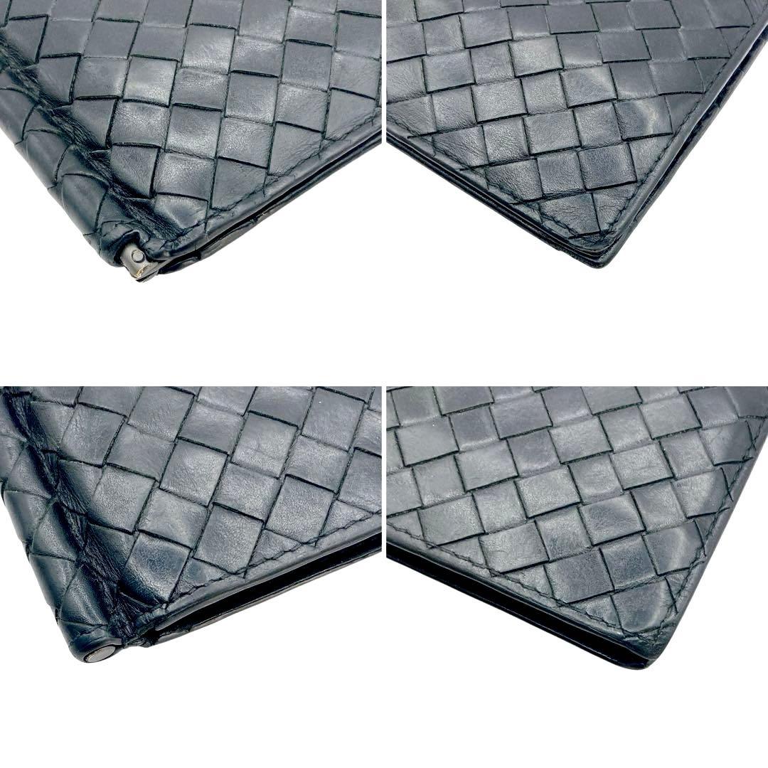 ボッテガヴェネタ✨財布　マネークリップ　カードケース　イントレチャート　ブラック