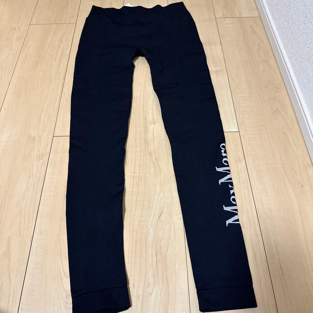 Maxmara レギンス　ブラック