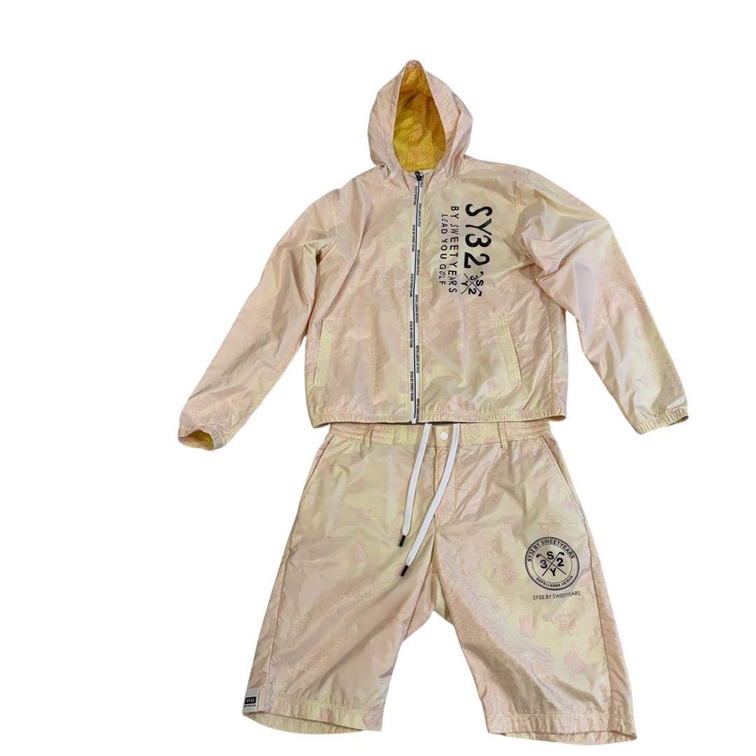 SY32 by SWEET YEARS ゴルフ　セットアップ　サイズ L 総柄