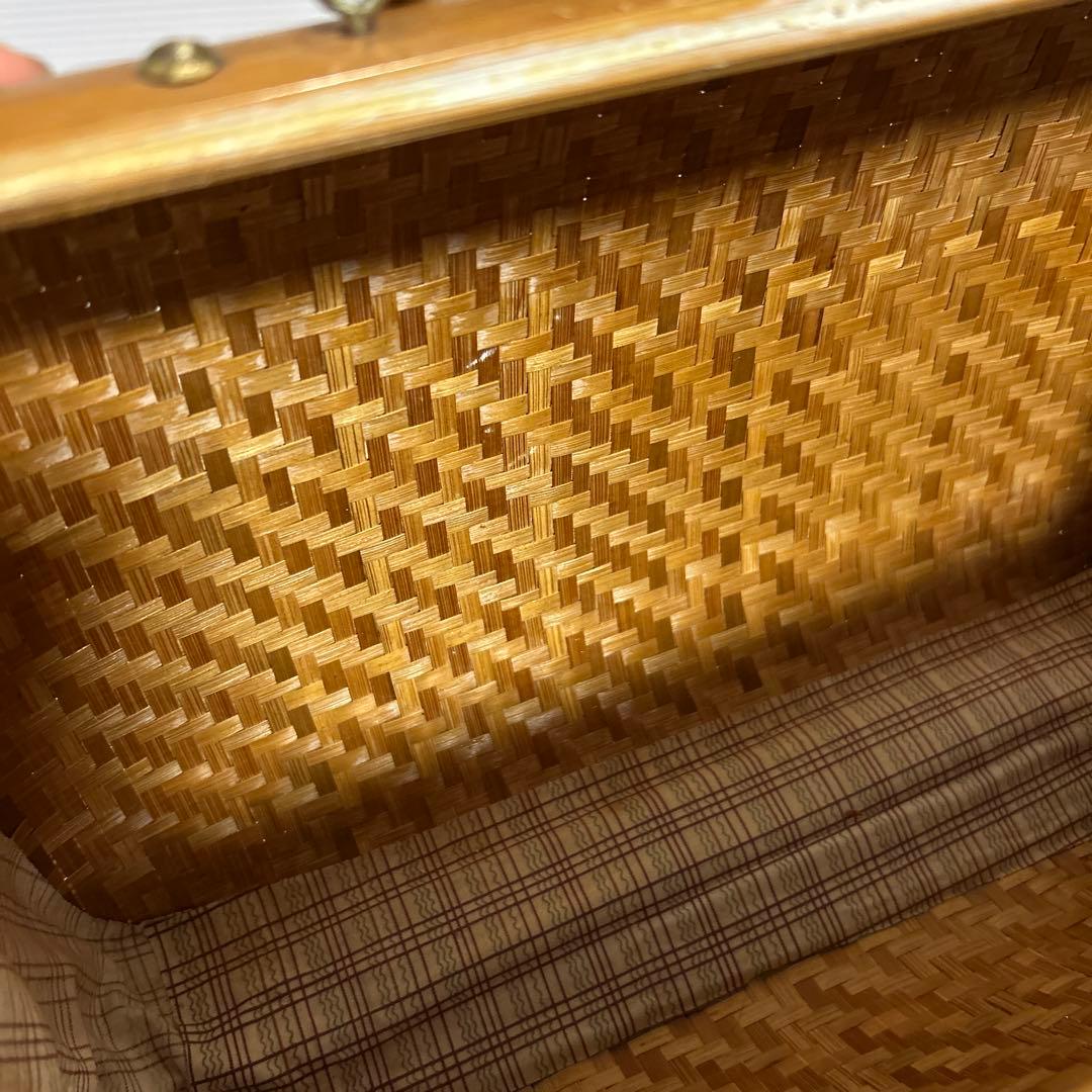 高級竹編みバッグカバン