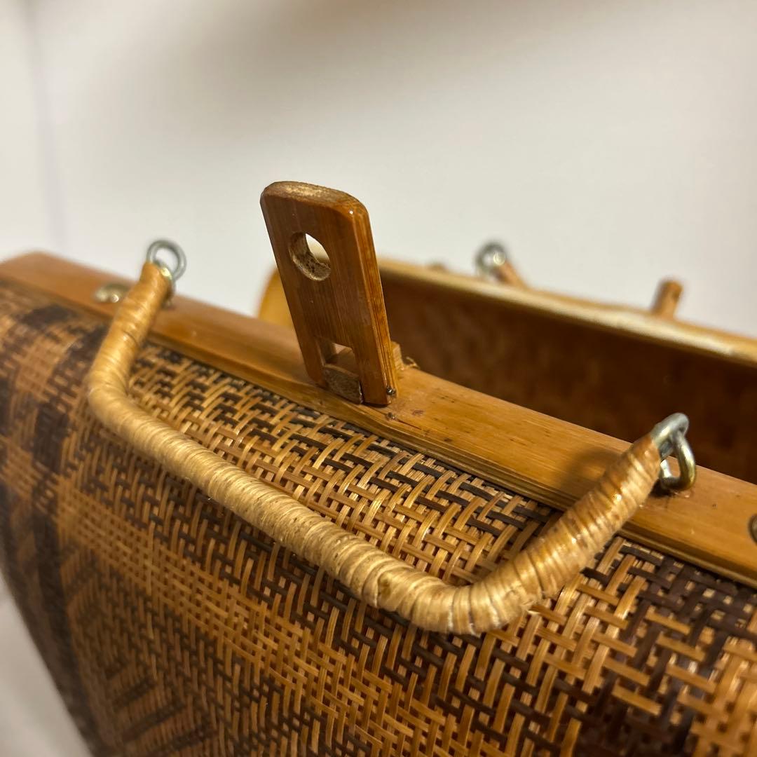 高級竹編みバッグカバン