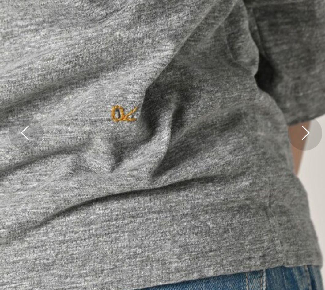 45R Tsu.ki.miiブル刺繍の四角Tシャツ(再び・トップ)