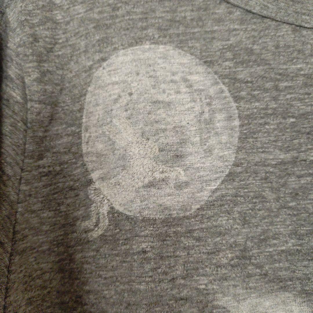 45R Tsu.ki.miiブル刺繍の四角Tシャツ(再び・トップ)