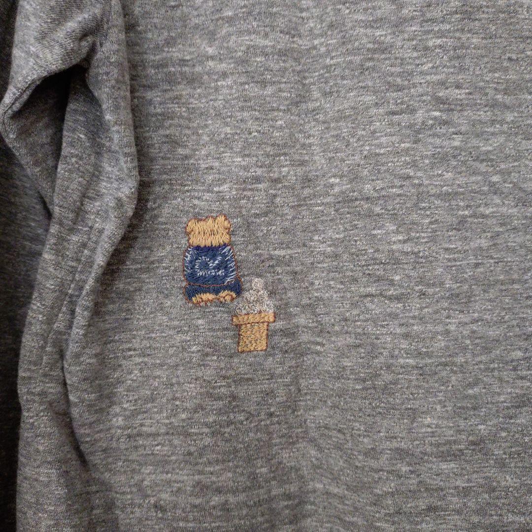 45R Tsu.ki.miiブル刺繍の四角Tシャツ(再び・トップ)