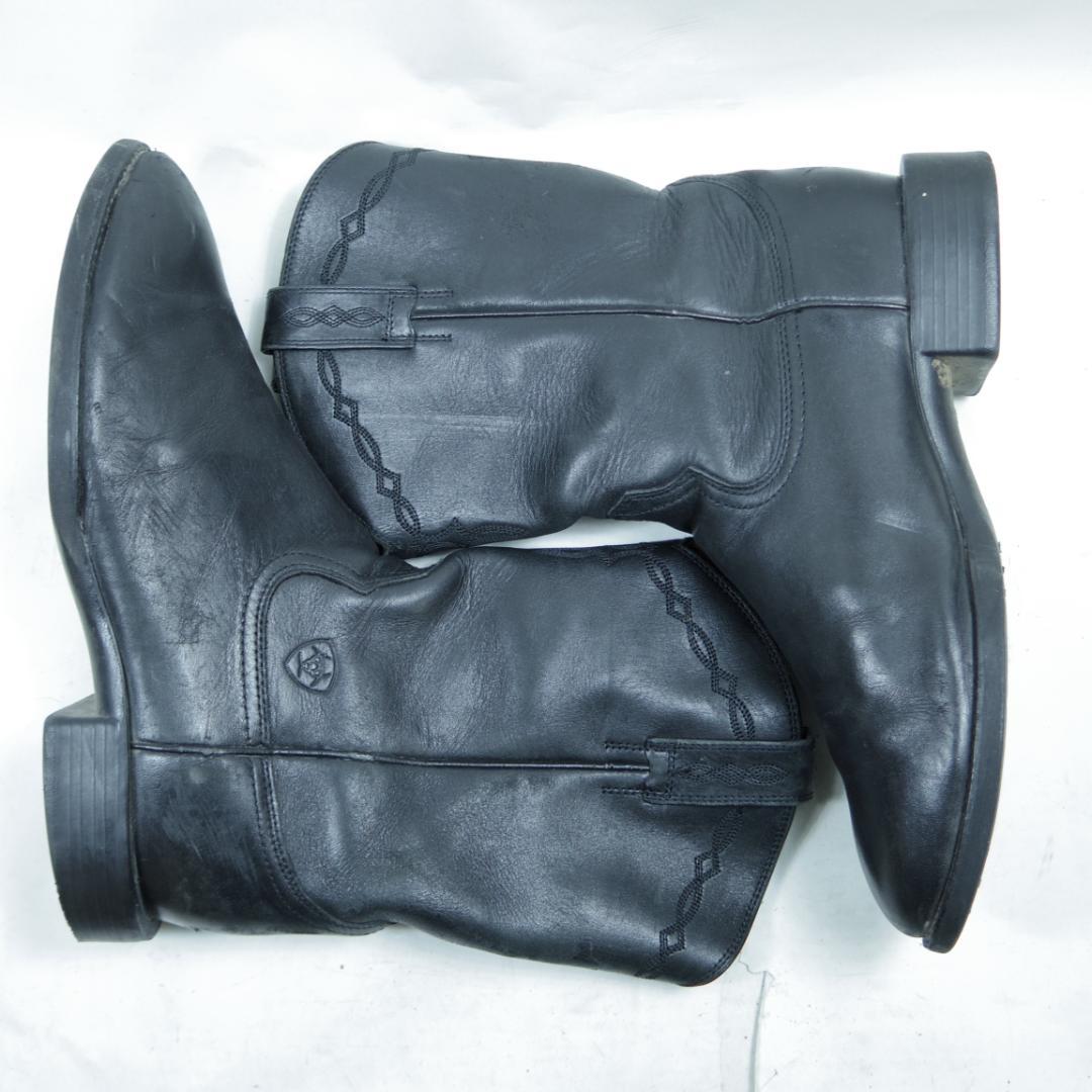 28cm ARIAT アリアット　ウエスタンブーツ　ブラック　P4170