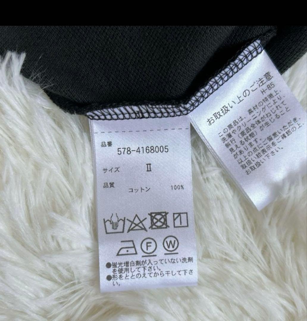 h*u様 マーガレットハウエル オーガニックコットン ポロシャツ 24ss ブラ