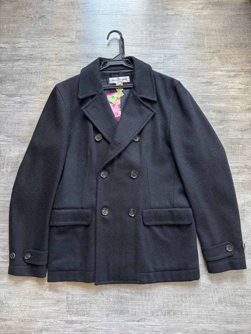 comme des garcons shirts ピーコート ウール ブラック