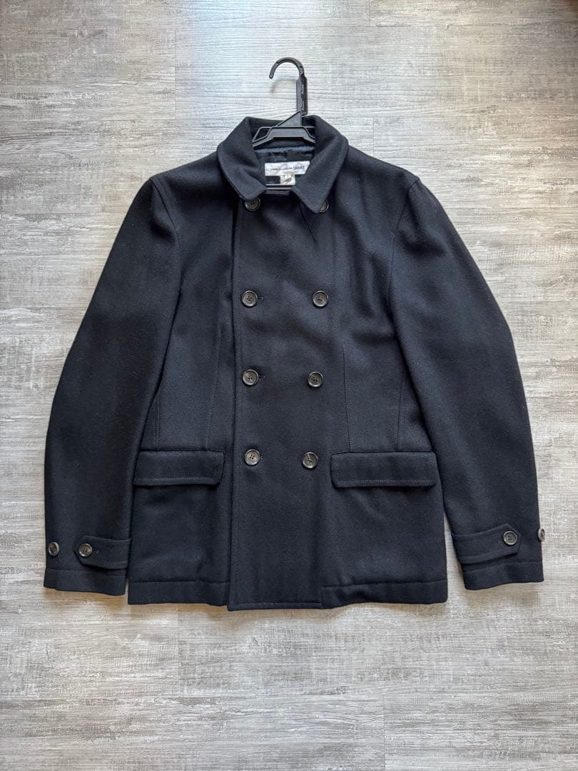 comme des garcons shirts ピーコート ウール ブラック