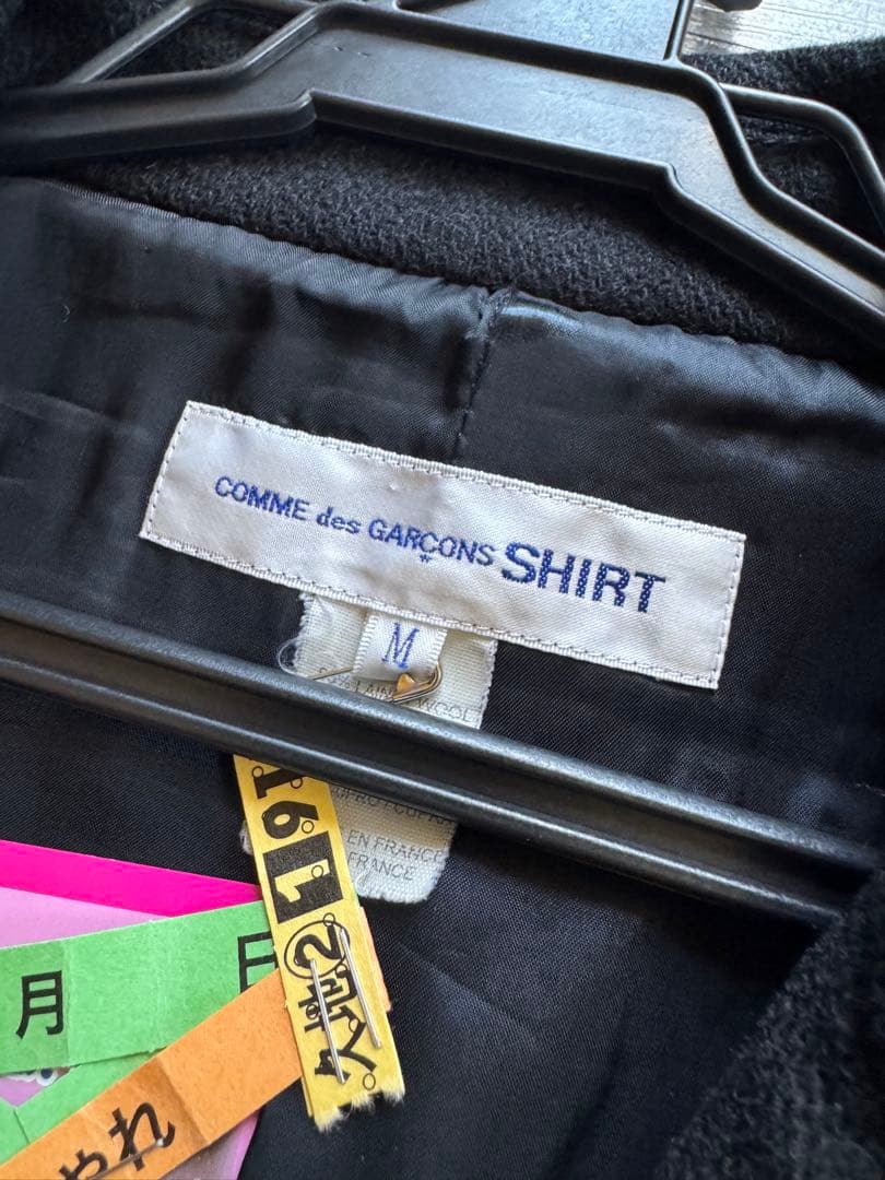comme des garcons shirts ピーコート ウール ブラック