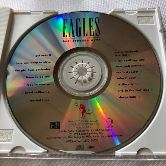 イーグルス ヘル・フリーゼズ・オーヴァー CD 帯付 復活記念盤 d709y77