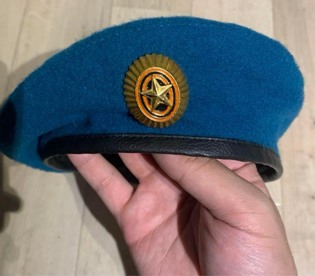 ロシア軍 実物 サマースーツ 旧ロット BTK製 54-4 ベレー帽&Tシャツ付