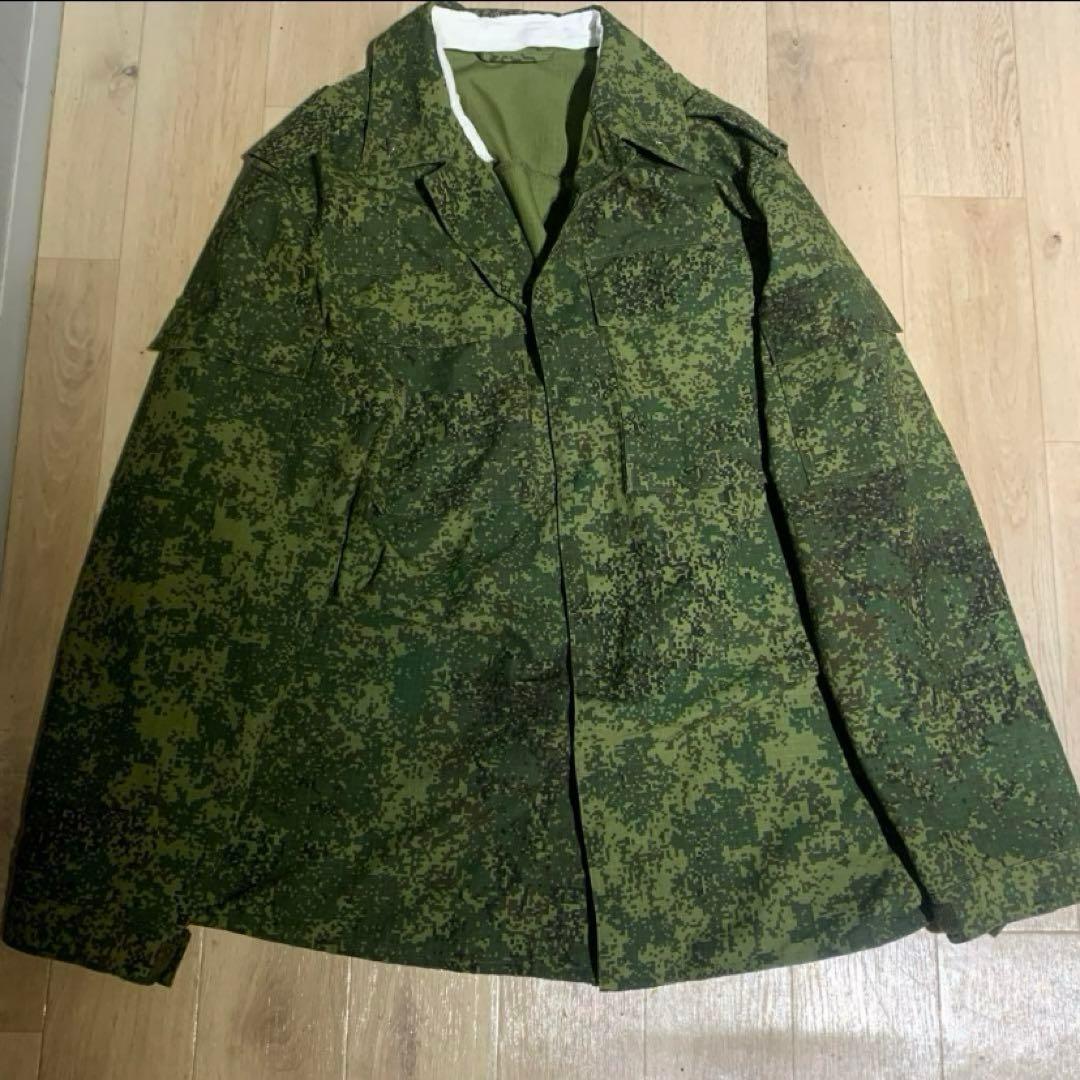 ロシア軍 実物 サマースーツ 旧ロット BTK製 54-4 ベレー帽&Tシャツ付