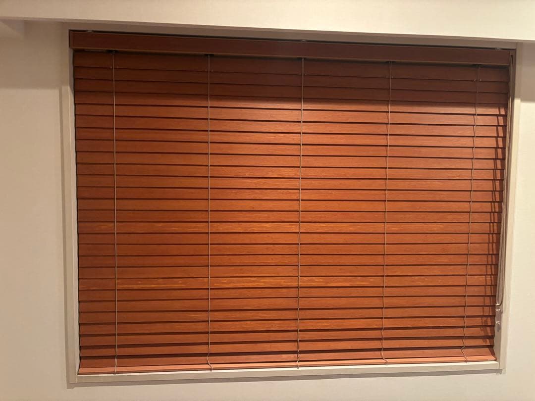 (かえで様用)木製ブラウンブラインド