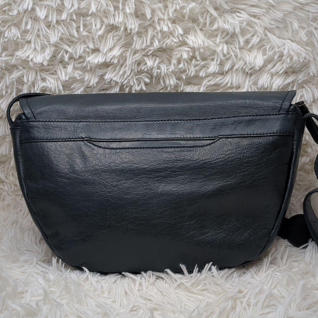 ナ*ツ様 希少色✨ゲンテン ゴートベーシック ショルダーバッグ レザー 青緑 ロ