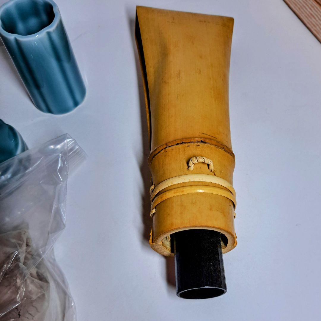 香炉　香合　建　3点セット 　鍋島 天然砧青磁 　光山作