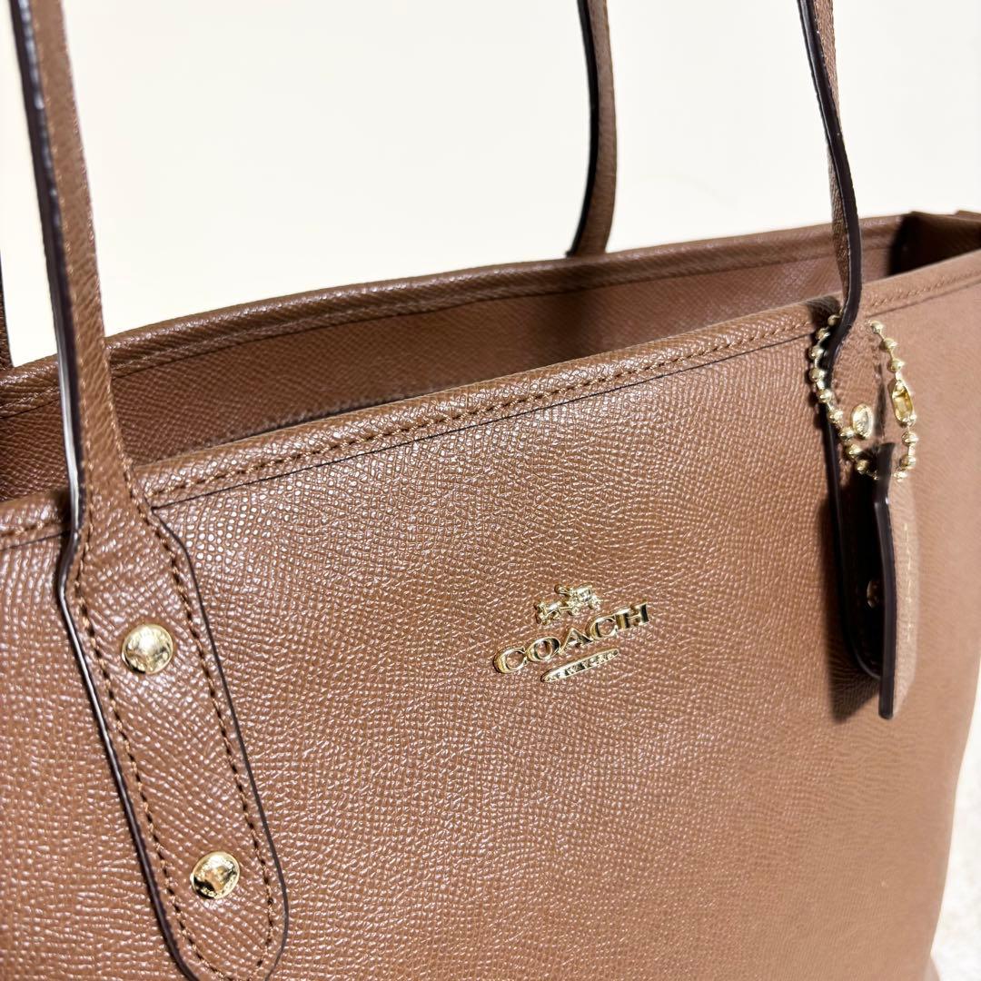 【COACH】コーチ F58846 美品 トートバッグ A4可　ビジネスバッグ