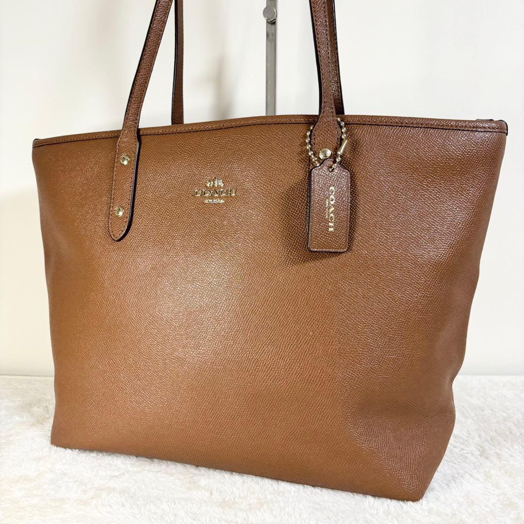 【COACH】コーチ F58846 美品 トートバッグ A4可　ビジネスバッグ