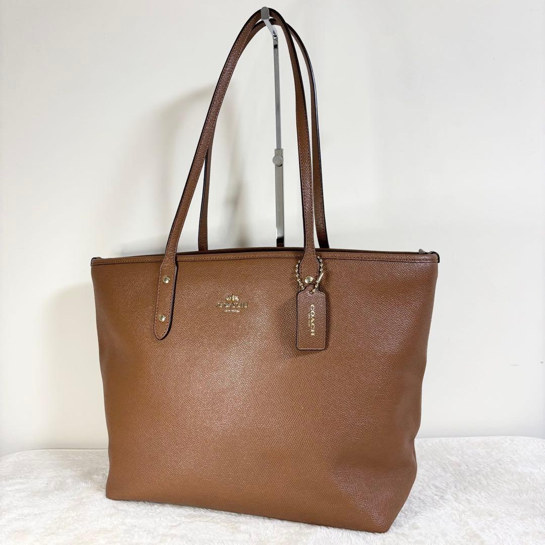 【COACH】コーチ F58846 美品 トートバッグ A4可　ビジネスバッグ