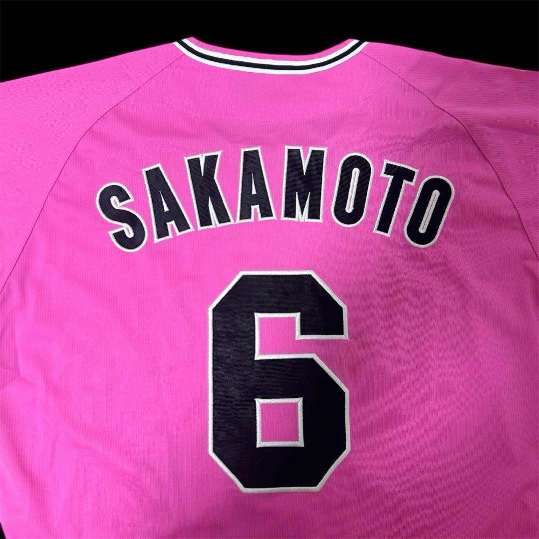 【希少】　読売ジャイアンツ　坂本勇人　ピンクユニ　レプリカユニフォーム　サイズL