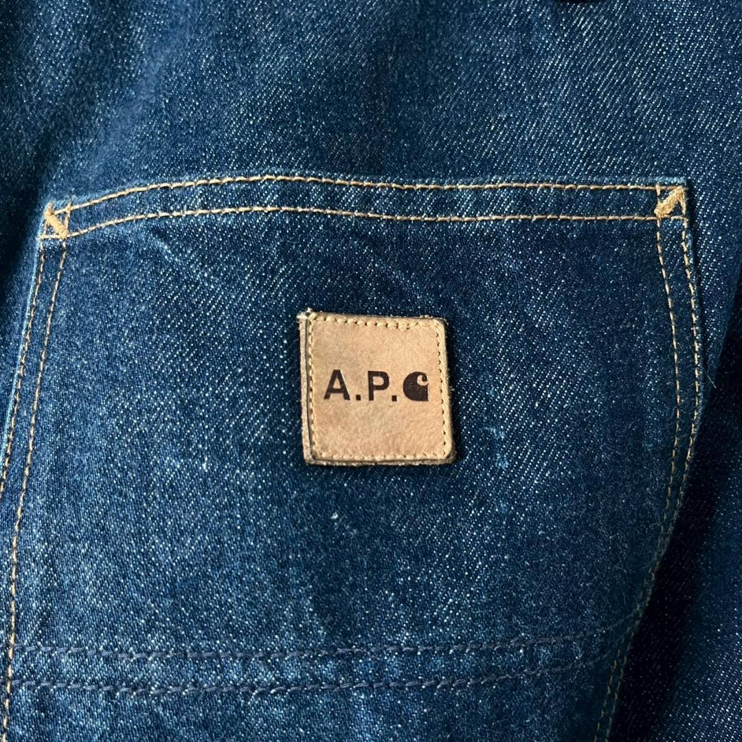 A.P.C. × Carhartt ダブルニー デニムペインター　 N2380