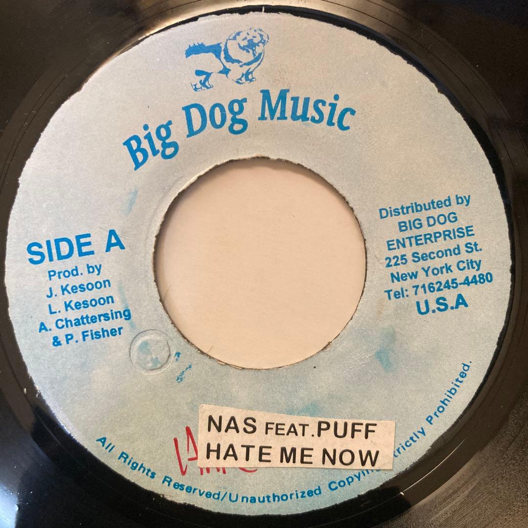 ジャマイカ盤45 HATE ME NOW/NAS feat.PUFF DADDY