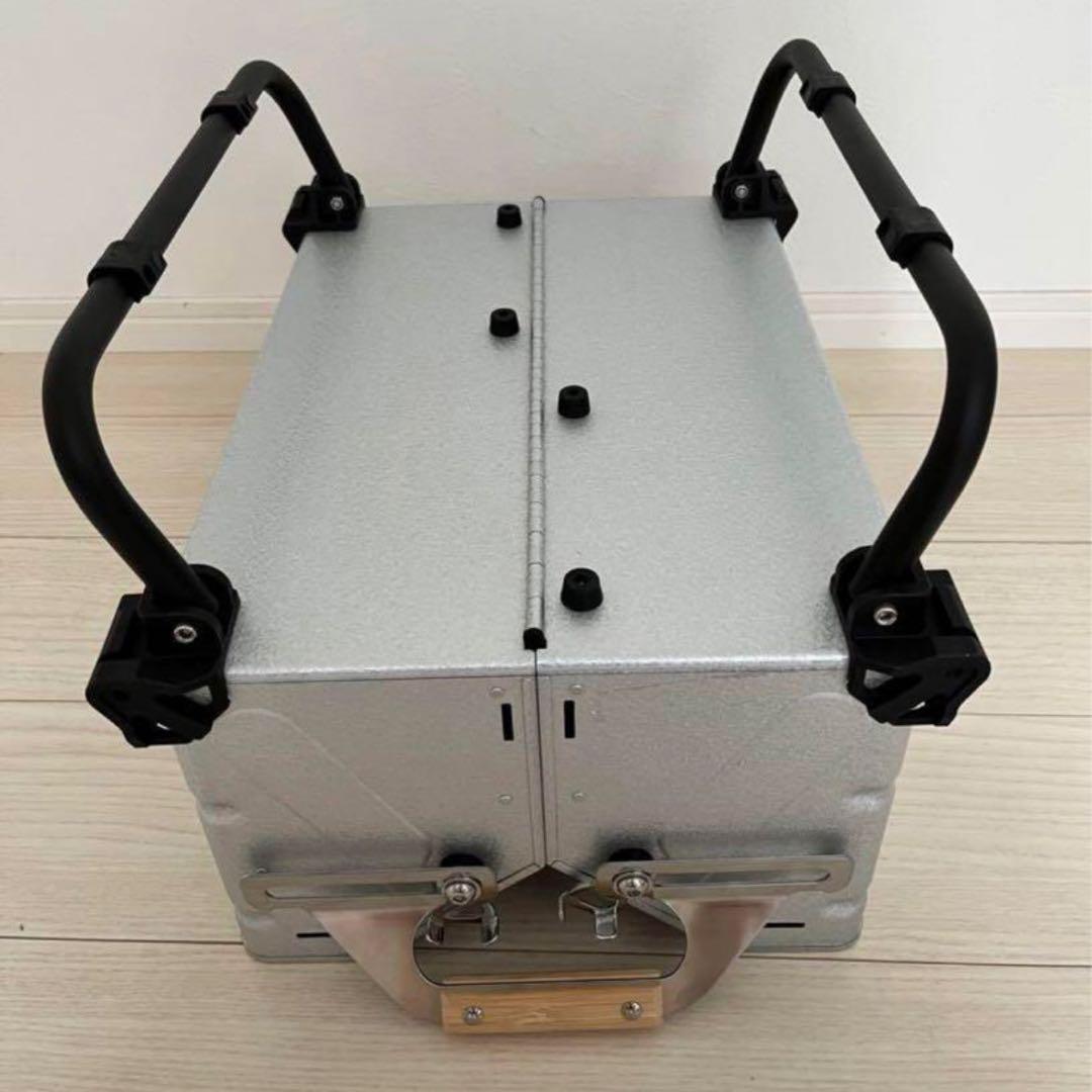 2セット　シェルフコンテナ25 レッグ　マットブラック　スノーピーク