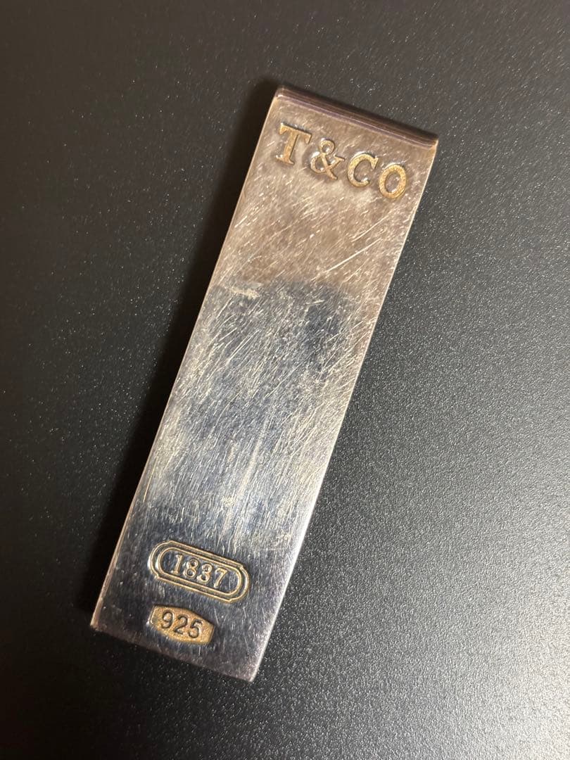 925シルバー製のティファニーマネークリップ