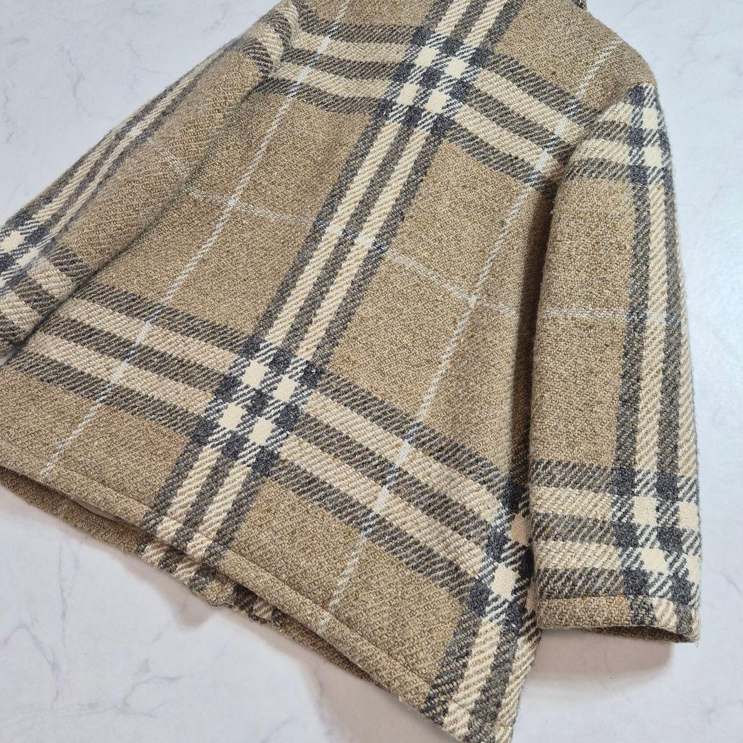 バーバリーロンドン ロングコートノバチェック 英国製 XL
