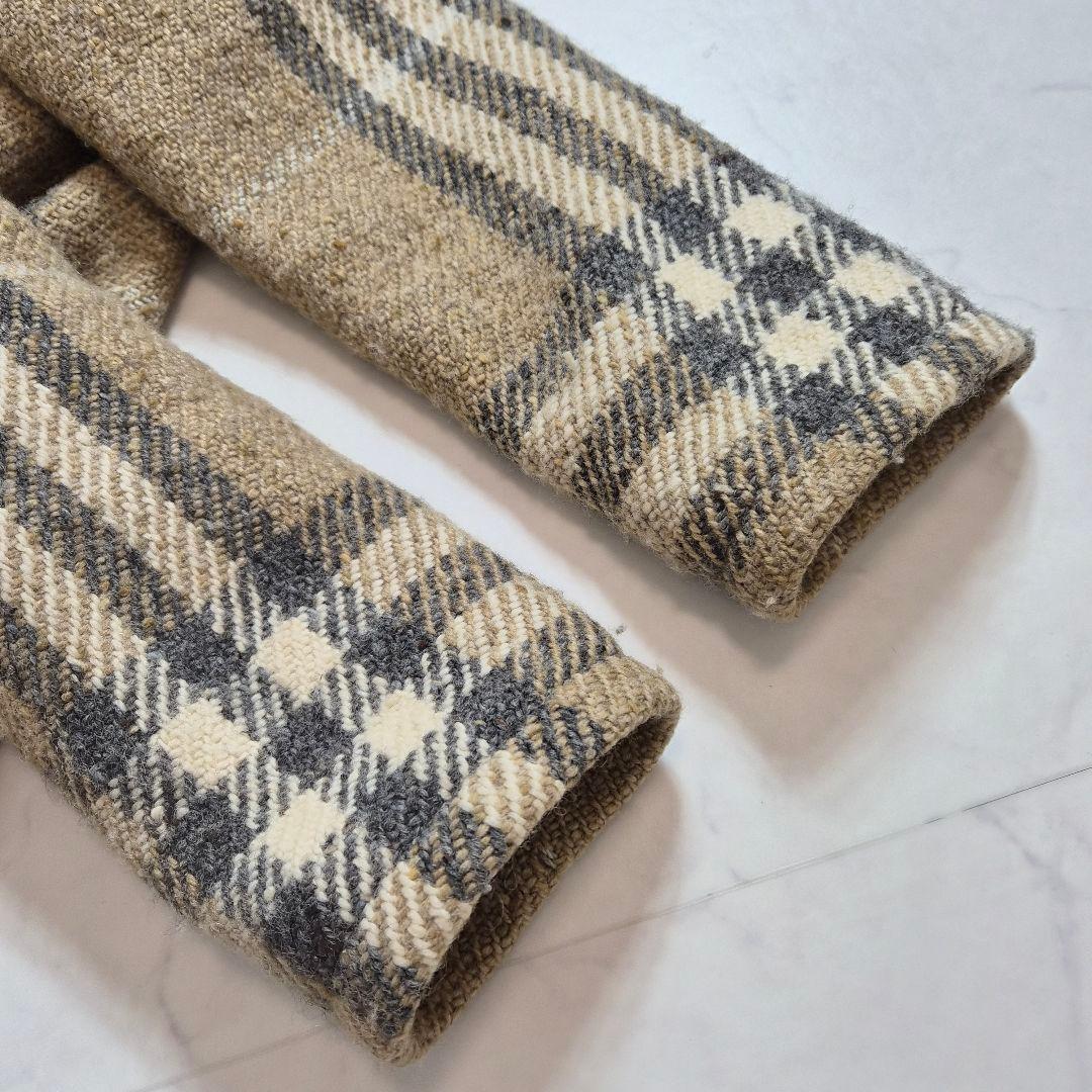 バーバリーロンドン ロングコートノバチェック 英国製 XL