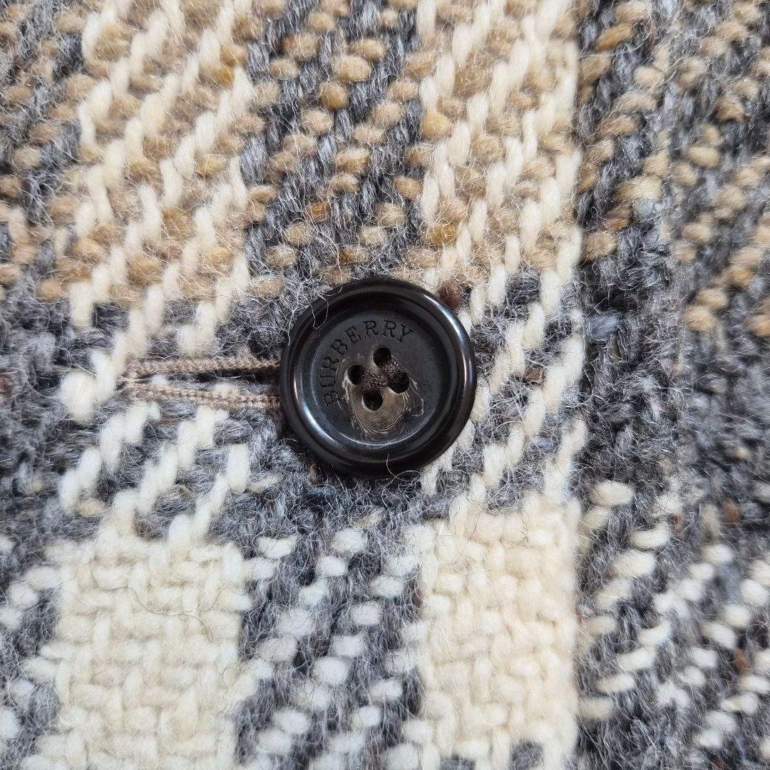 バーバリーロンドン ロングコートノバチェック 英国製 XL