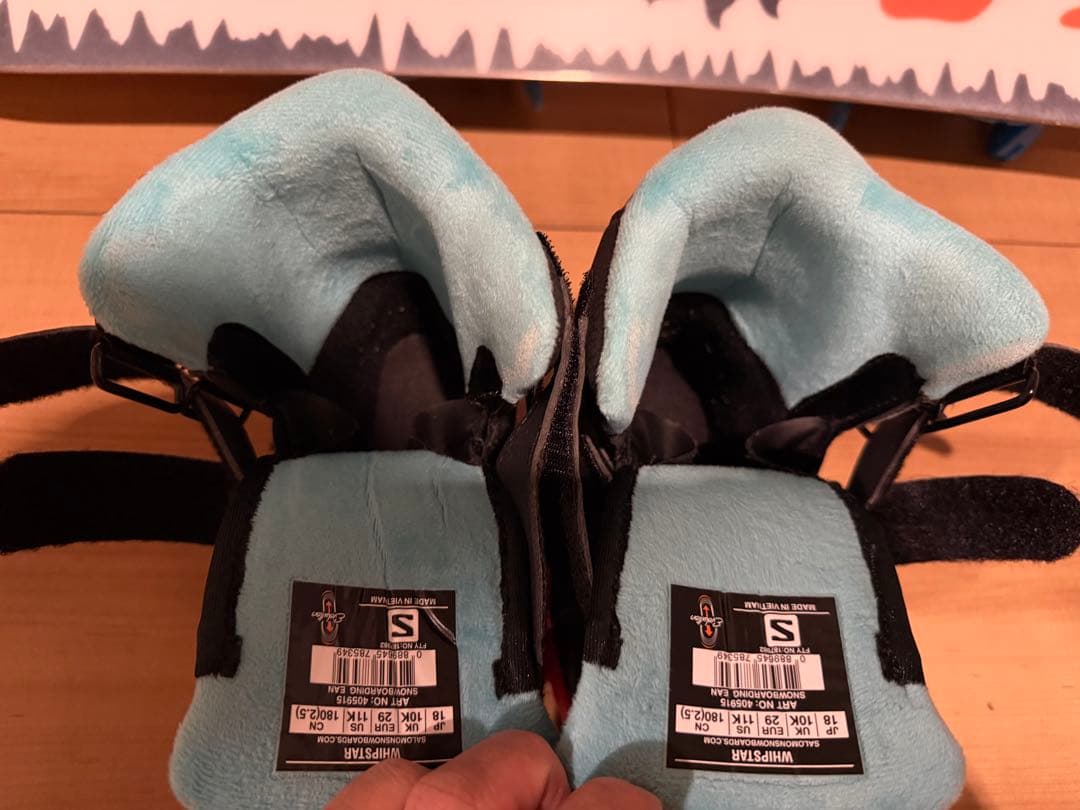 Salomon 子供用 3点セットスノーボード 100サイズ ブーツ 18cm