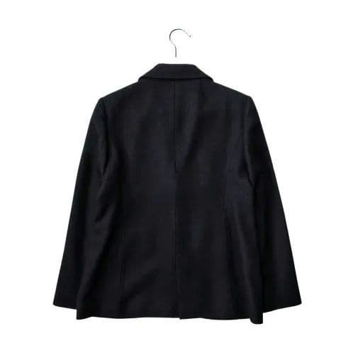 レリアン ウール テーラードジャケット 黒 ブラック