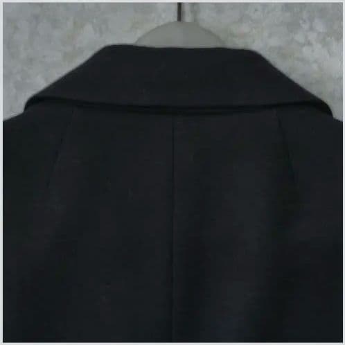 レリアン ウール テーラードジャケット 黒 ブラック